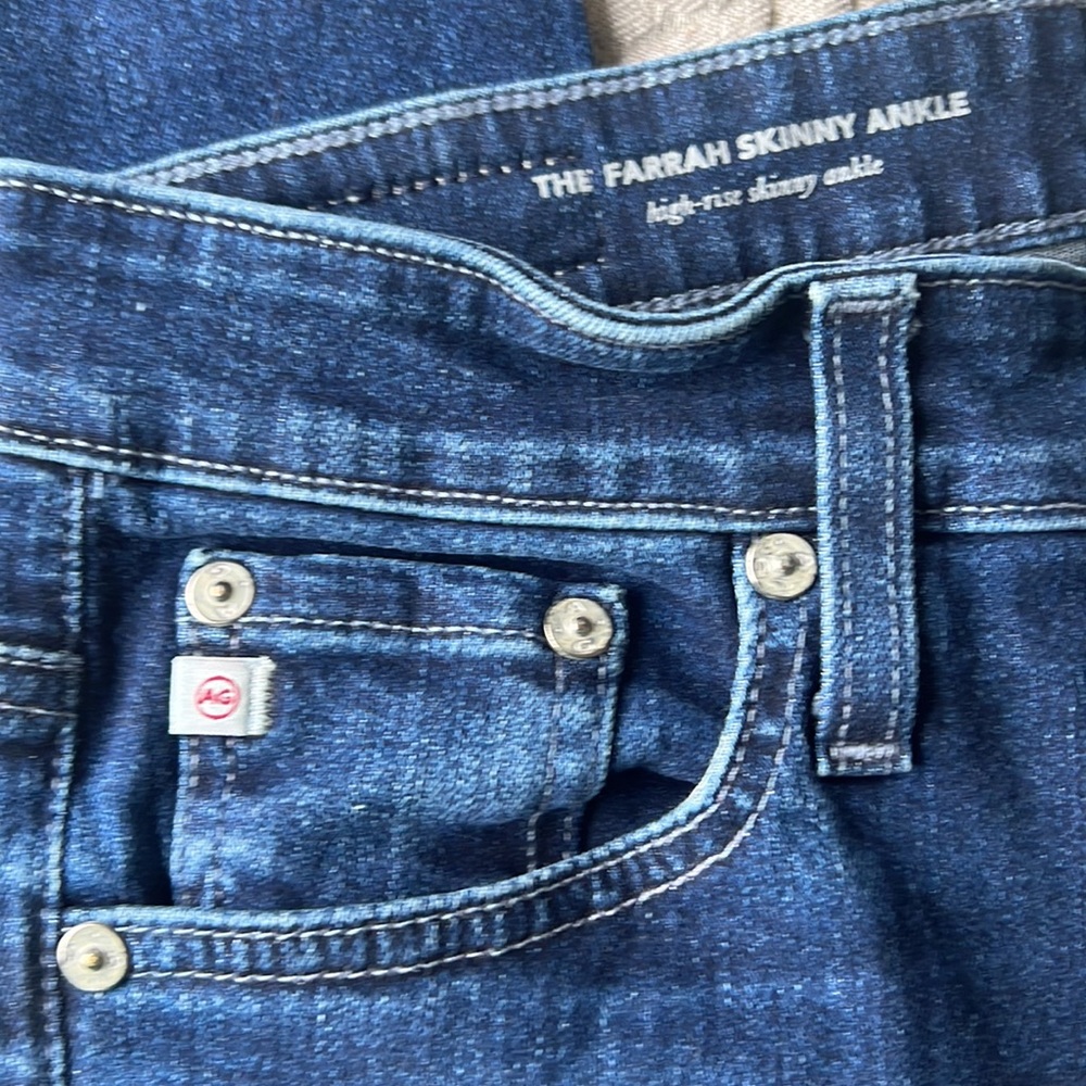 AG AG-ED the Farrah Skinny Ankle sz 26 - Picture 3 of 7
